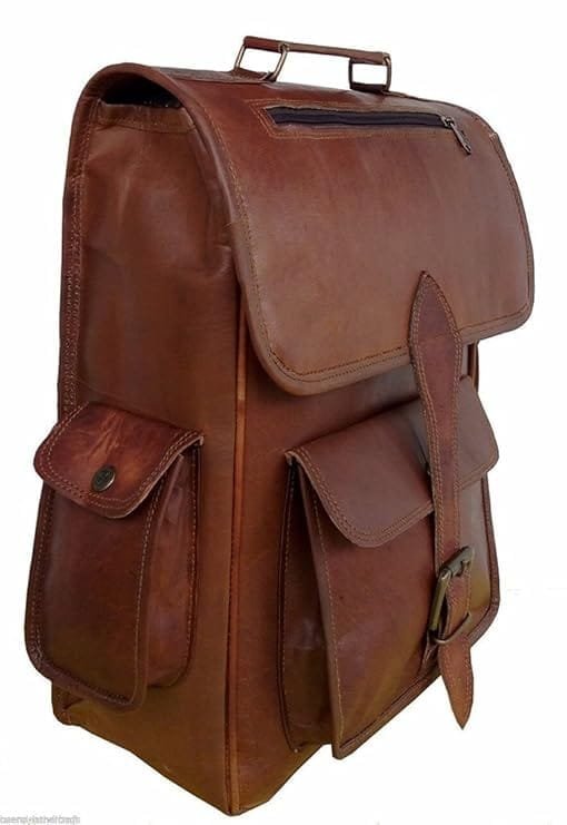 Leather Vintage Handmade Unisex Backpack